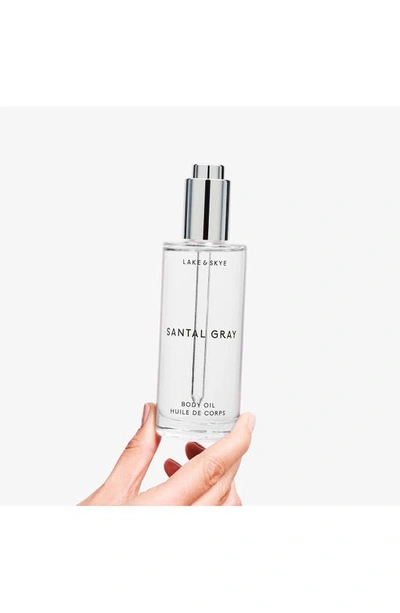 Lake & Skye Santal Gray Body Oil