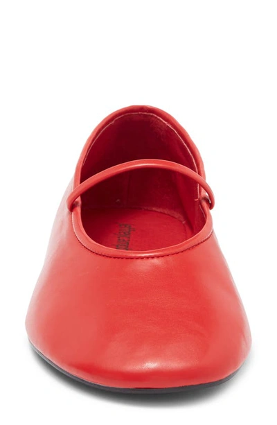 Shop Jeffrey Campbell Dancerina Mary Jane Ballet Flat In Red