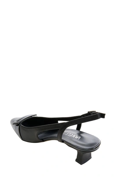 Vaneli Tady Pointed Toe Slingback Pump In Black
