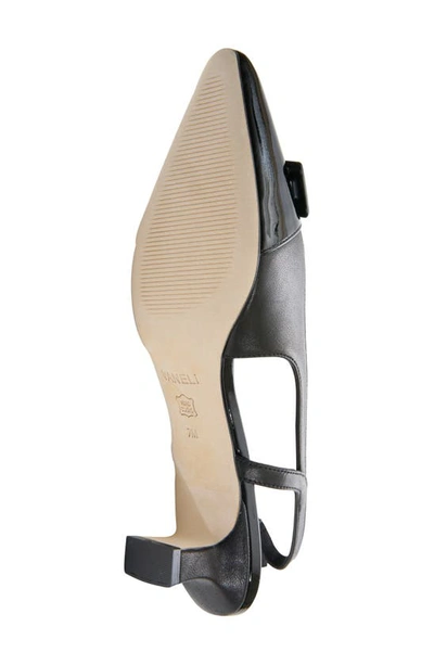 Vaneli Tady Pointed Toe Slingback Pump In Black