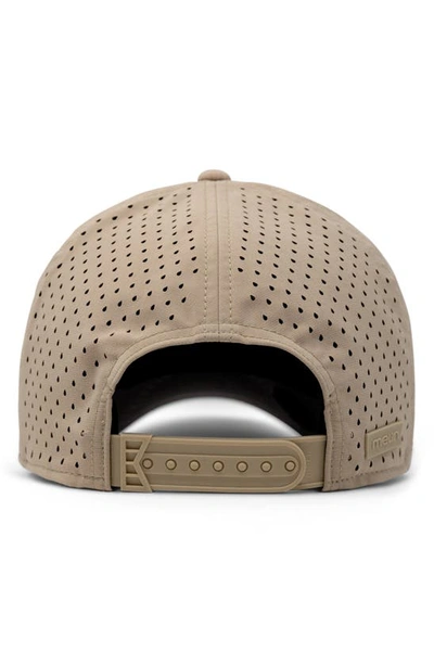 Melin A-game Icon Hydro Performance Snapback Hat In Khaki