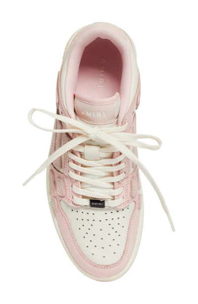 Shop Amiri Skeleton Low Top Sneaker In Pink