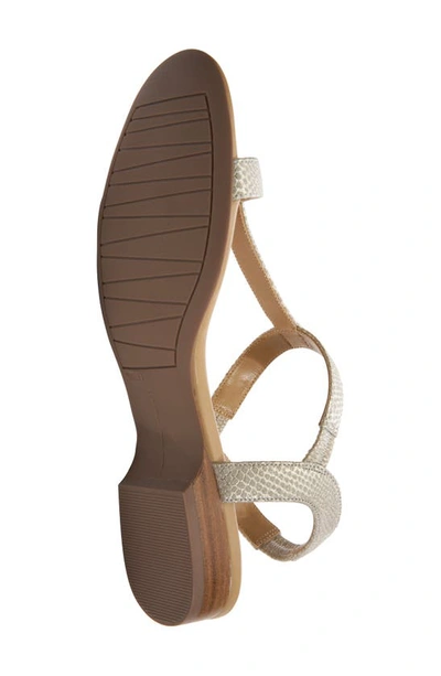 Shop Vaneli Blonde T-strap Sandal In Off White