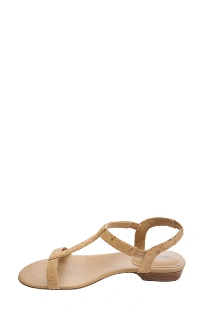 Shop Vaneli Blonde T-strap Sandal In Natural