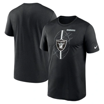 Shop Nike Black Las Vegas Raiders Legend Icon Performance T-shirt
