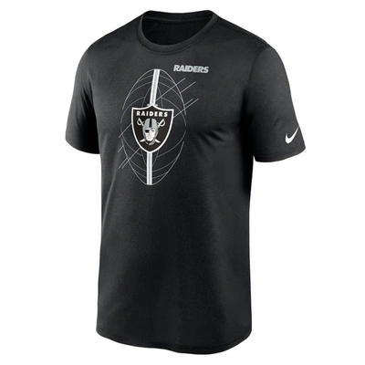 Shop Nike Black Las Vegas Raiders Legend Icon Performance T-shirt