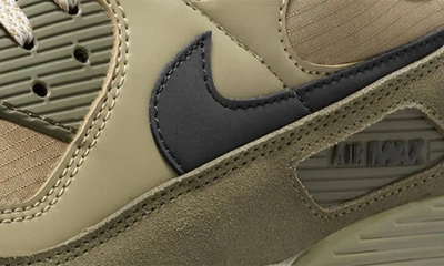 Shop Nike Air Max 90 Sneaker In Neutral Olive/ Black