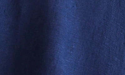 Shop Reiss Ruban Linen Button-up Shirt In Royal Blue