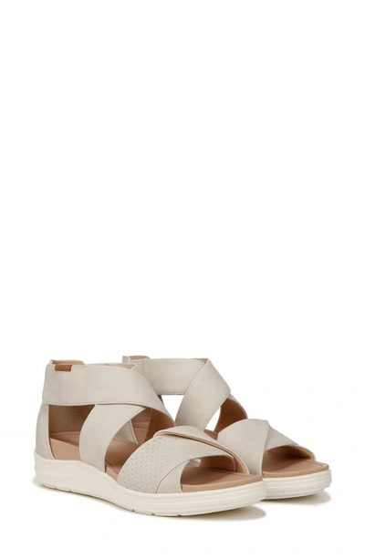 Shop Dr. Scholl's Time Off Fun Sandal In Off White