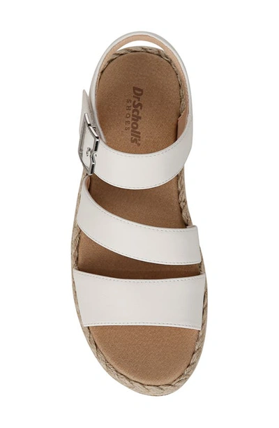 Shop Dr. Scholl's Ellie Platform Wedge Sandal In White