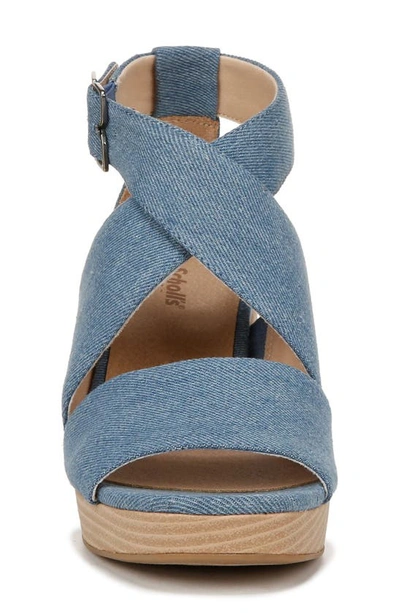 Shop Dr. Scholl's Maya Sandal In Blue
