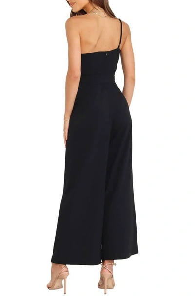 Petal And Pup Leyton Asymmetric Jumpsuit In Black