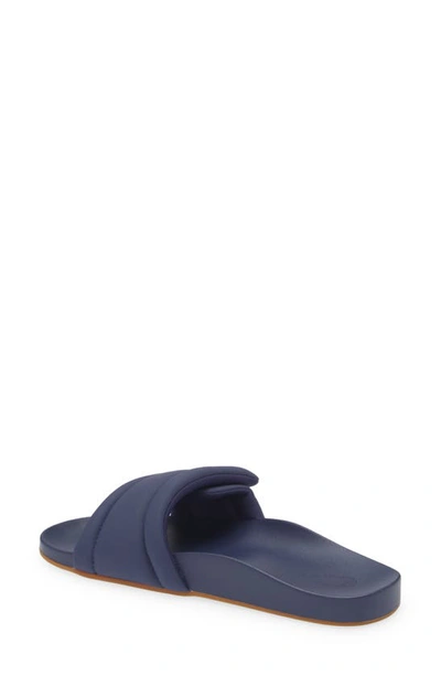 Olukai Sunbeam Slide Sandal In Navy / Navy