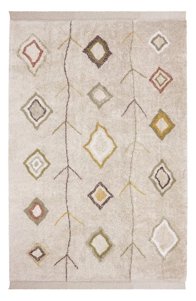 Shop Lorena Canals Kaarol Rug In Ivory Multi