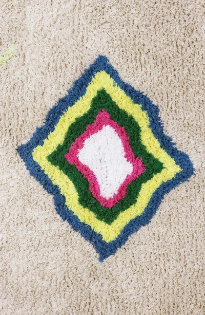 Lorena Canals Kaarol Rug In Ivory\ Multi Diamonds