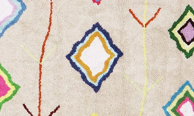 Lorena Canals Kaarol Rug In Ivory\ Multi Diamonds