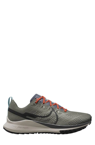 Shop Nike React Pegasus Trail 4 Running Shoe In Dark Stucco/ Black/ Brown