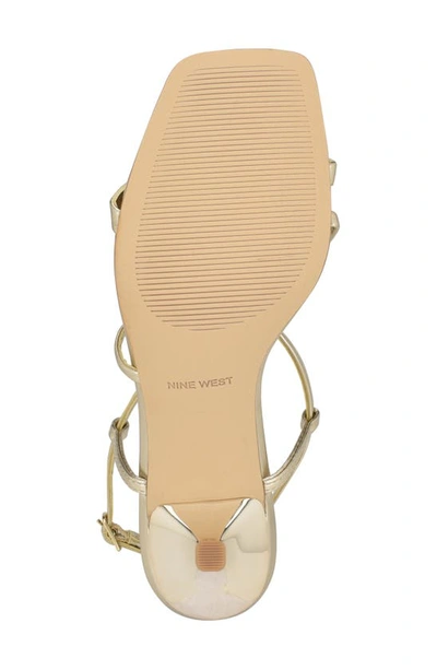 Nine West Haya Slingback Sandal In Gold