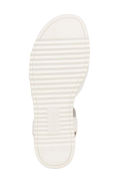 Shop Lifestride Zuri Platform Sandal In White