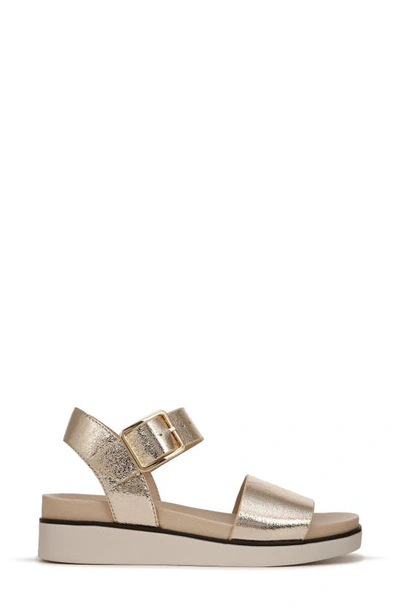 Shop Lifestride Gillian Metallic Platform Sandal In Platino