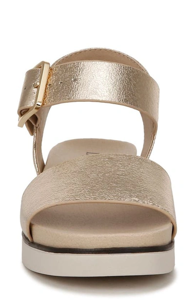 Shop Lifestride Gillian Metallic Platform Sandal In Platino