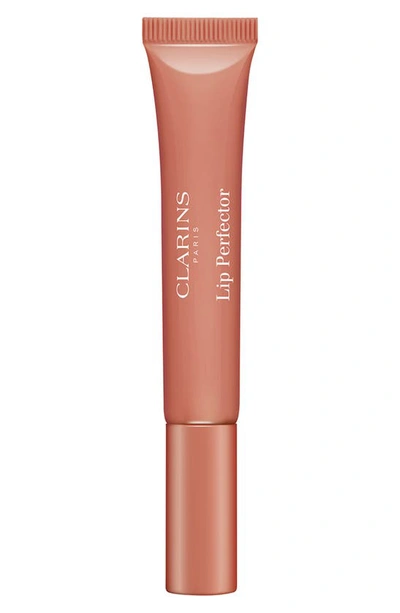 Shop Clarins Lip Perfector In Rosewood Shimmer