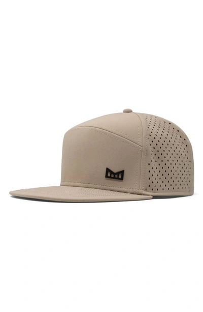 Shop Melin Trenches Icon Hydro Performance Snapback Hat In Khaki