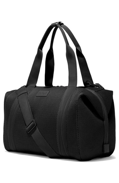 Shop Dagne Dover Large Landon Water Resistant Carryall Duffle Bag In Onyx Air Mesh