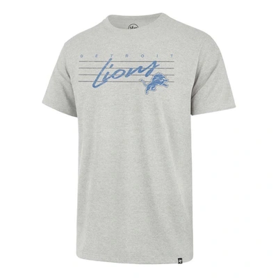 Shop 47 ' Gray Detroit Lions Downburst Franklin T-shirt