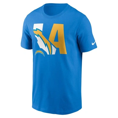 Shop Nike Powder Blue Los Angeles Chargers Local Essential T-shirt