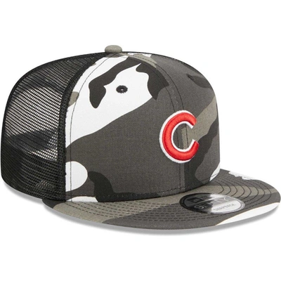 Shop New Era Camo Chicago Cubs Urban Camo Trucker 9fifty Snapback Hat