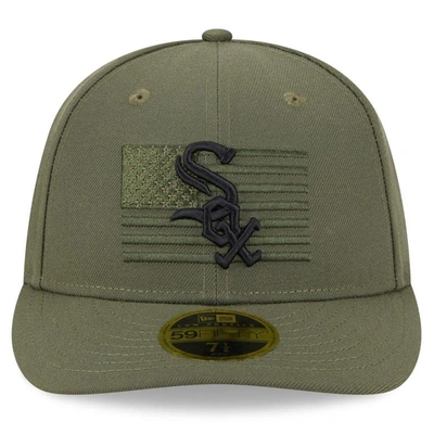 Shop New Era Green Chicago White Sox 2023 Armed Forces Day Low Profile 59fifty Fitted Hat