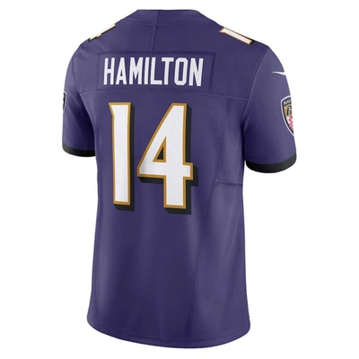 Shop Nike Kyle Hamilton Purple Baltimore Ravens Vapor F.u.s.e. Limited Jersey