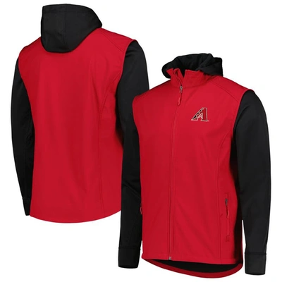 Shop Dunbrooke Red/black Arizona Diamondbacks Alpha Full-zip Jacket