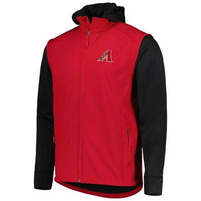 Shop Dunbrooke Red/black Arizona Diamondbacks Alpha Full-zip Jacket