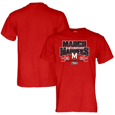Shop Blue 84 Basketball Tournament March Madness T-shirt In Red