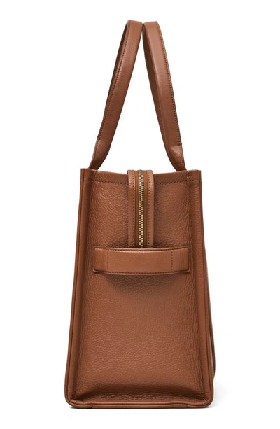 Marc Jacobs The Large Leather Tote Bag In Argan Oil