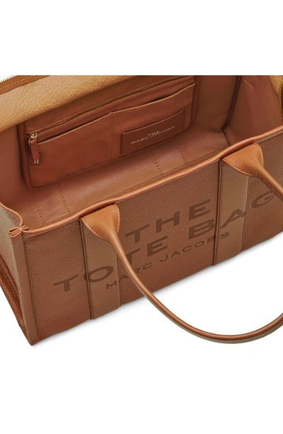 Marc Jacobs The Large Leather Tote Bag In Argan Oil