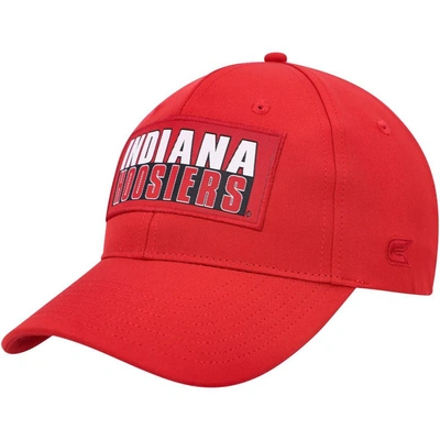 Shop Colosseum Crimson Indiana Hoosiers Positraction Snapback Hat