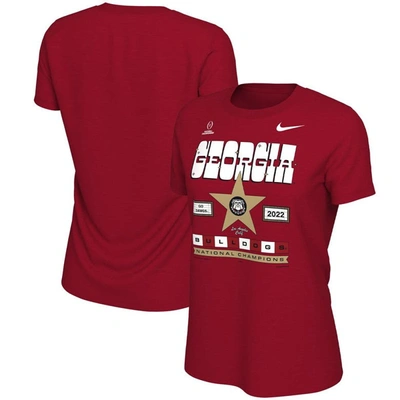 Shop Nike Red Georgia Bulldogs College Football Playoff 2022 National Champions Star Celebration T-shirt