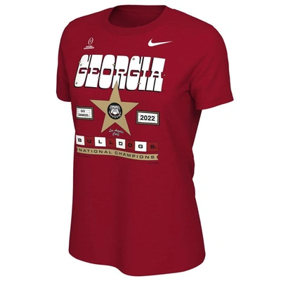 Shop Nike Red Georgia Bulldogs College Football Playoff 2022 National Champions Star Celebration T-shirt