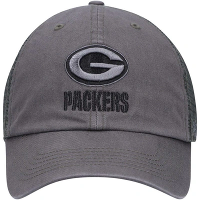 Shop 47 ' Charcoal Green Bay Packers Trawler Clean Up Trucker Snapback Hat