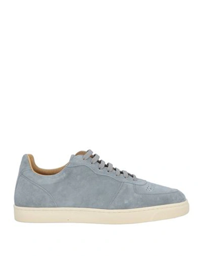 Shop Brunello Cucinelli Man Sneakers Grey Size 9 Leather