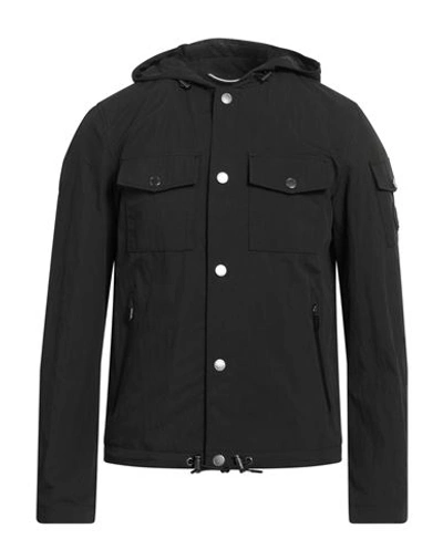Shop Michael Kors Mens Man Jacket Black Size Xxl Cotton, Nylon