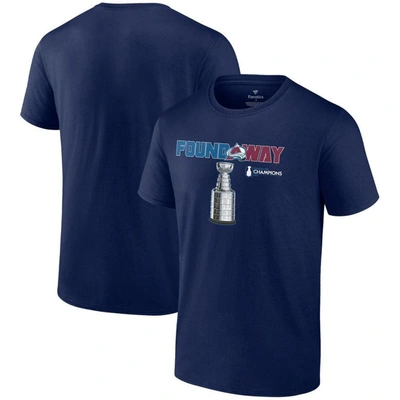 Shop Fanatics Branded Navy Colorado Avalanche 2022 Stanley Cup Champions Celebration T-shirt