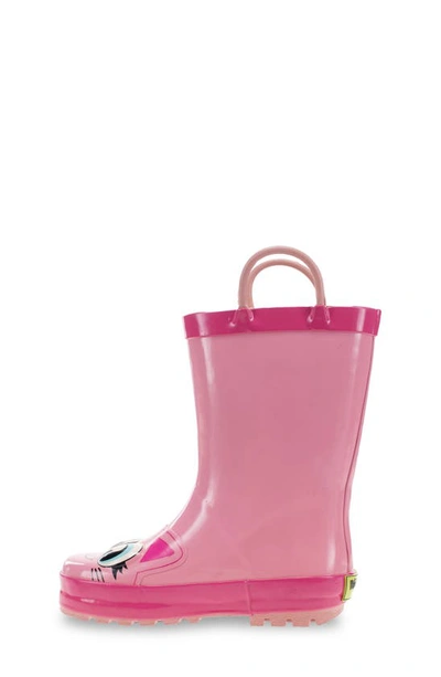Shop Western Chief Kitty Waterproof Rain Boot In Pink