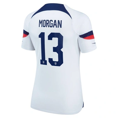 Shop Nike Alex Morgan White Uswnt 2022/23 Home Breathe Stadium Replica Player Jersey