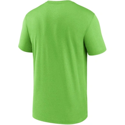 Shop Nike Neon Green Seattle Seahawks Legend Community Performance T-shirt