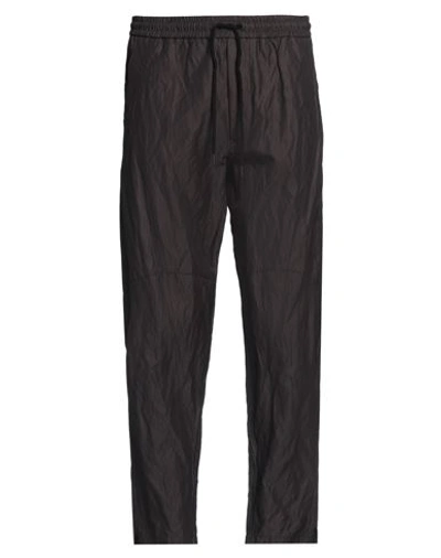 Shop Giorgio Armani Man Pants Black Size 36 Viscose, Cotton, Metallic Fiber, Polyamide
