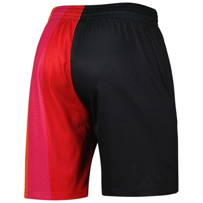 Shop Mitchell & Ness Black Miami Heat Hardwood Classics 2005 Split Swingman Shorts